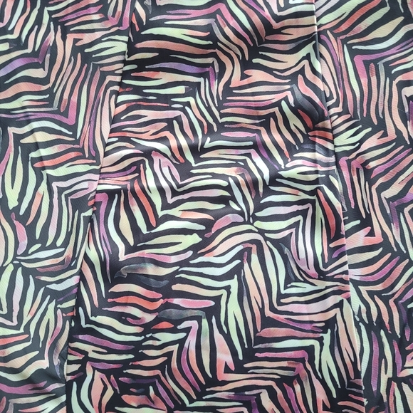 Nasty Gal Abstract Zebra Maxi Gown, VGUC, Size 6 - Picture 8 of 11